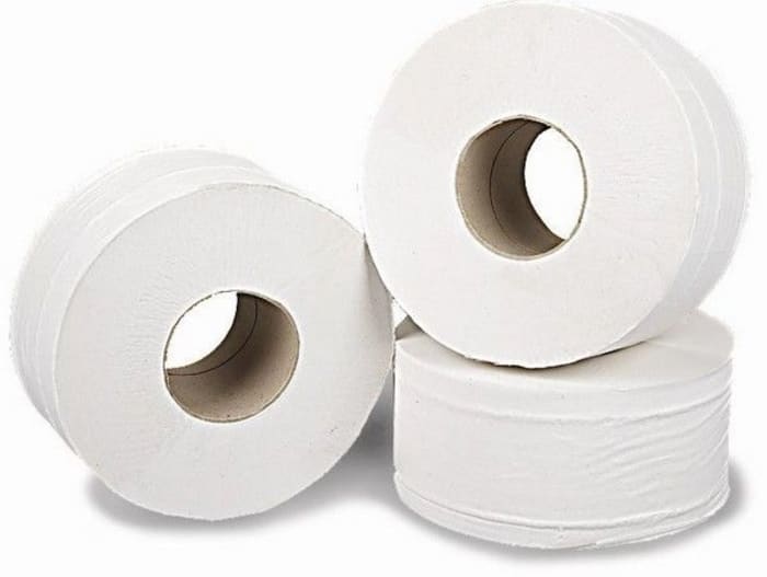 RS PRO 12 rolls of 2174 Sheets Toilet Roll, 2 ply
