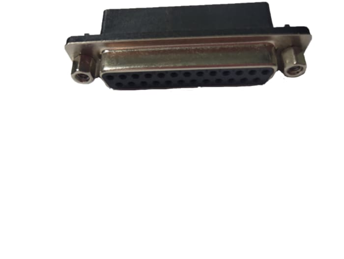 Connecteur Sub-D Femelle RS PRO 25 voies Montage panneau Angle droit