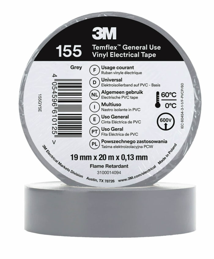 3M Temflex Vinyl Electrical Tape White