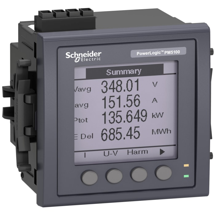 Compteur d'énergie Schneider Electric PM5111, mono/triphasé 