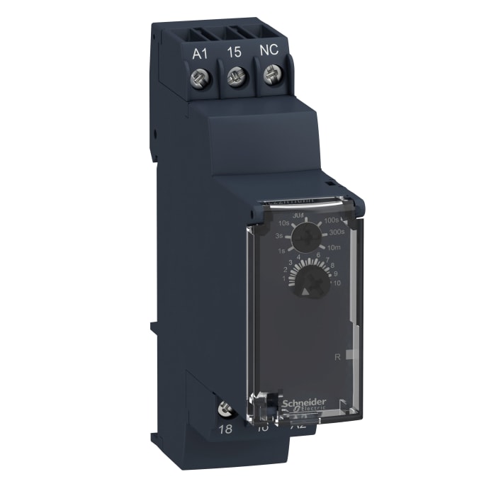 Relais temporisé Schneider Electric Harmony Time, 240V c.a., Rail DIN, 1 contact