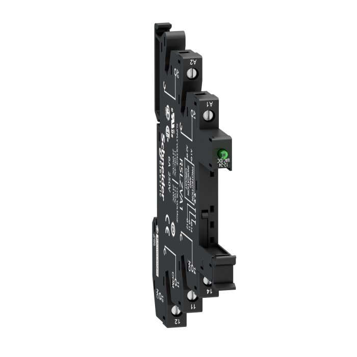 Schneider Electric RSLZ Series Interface Relay Module, Plug In, 12 → 24V dc Coil, SPDT