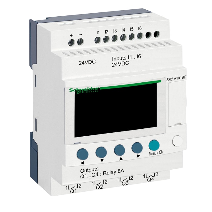 Module logique Schneider Electric, série Zelio Logic, 6 entrées , 4 sorties , Relais