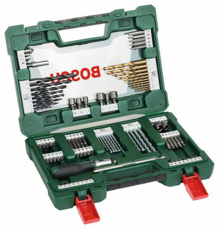 Bosch Screwdriver Bit Set 91 Pieces Hexagon Phillips Pozidriv Slotted Torx