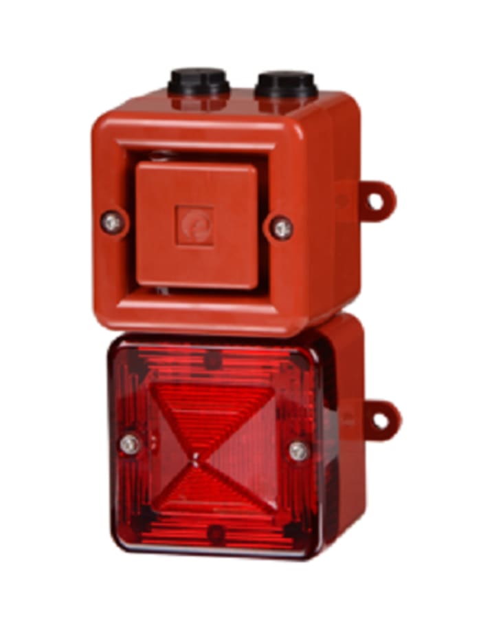 e2s AL100X Series Amber Horn Beacon, 230 V, IP66, Wall Mount, 110dB at 1 Metre