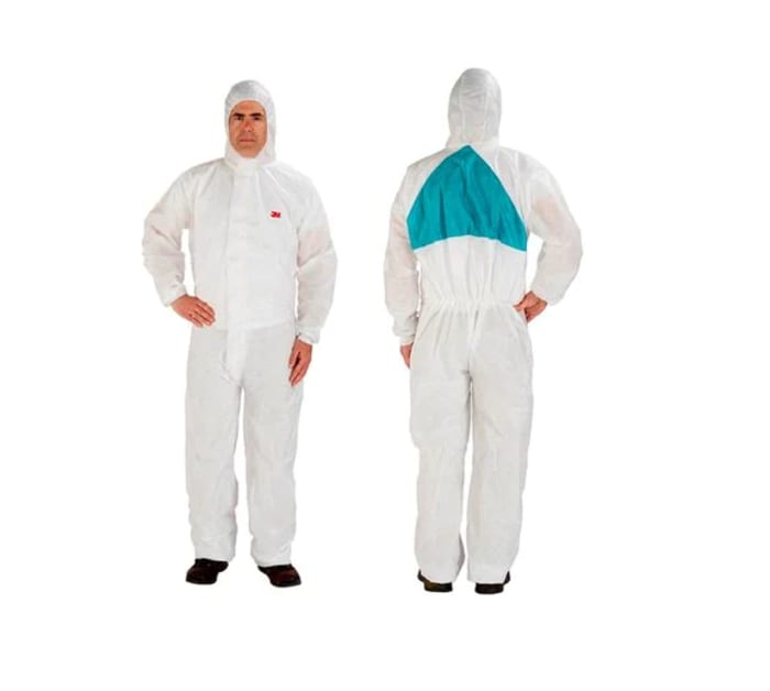 3M White Coverall, CE, EN 1073-2, EN 1149-5, EN 13034:2005+A1:2009, EN ISO 13982-1:2004, XXL