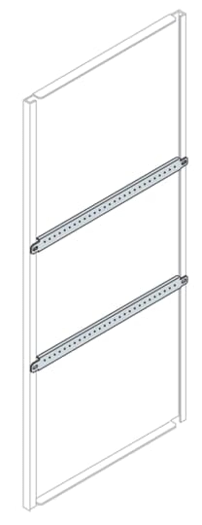 EA6002 ABB | ABB IS2 Series Galvanised Steel Enclosure Profile, 45 mm W ...