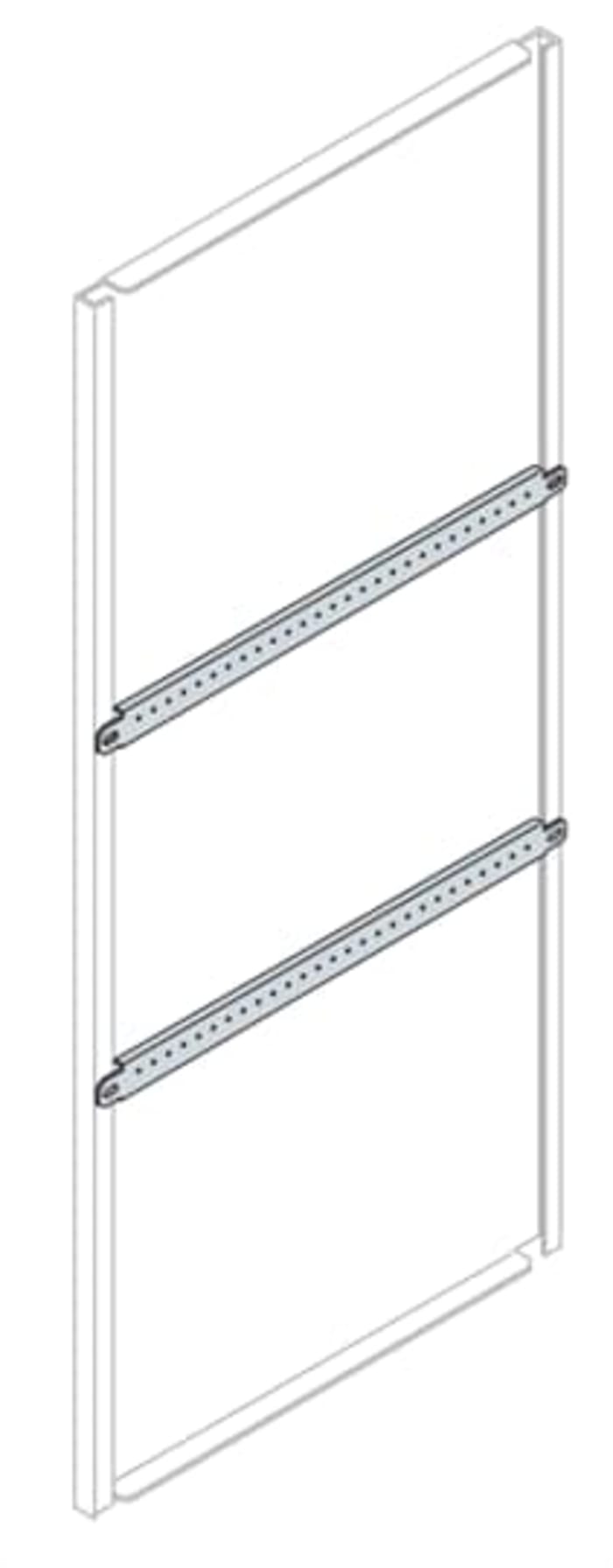 EA6003 ABB | ABB IS2 Series Galvanised Steel Horizontal Profile, 35mm W ...