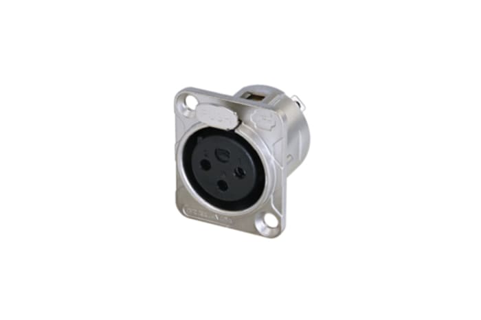 REAN Products Socket Mount XLR Connector, Female, 3 Way