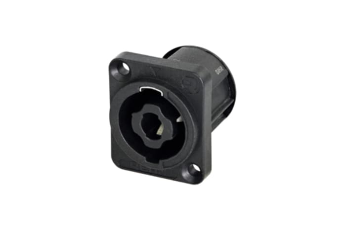 Re-An Products RLS4MPZ Panel Mount Loudspeaker Connector, 4 Way