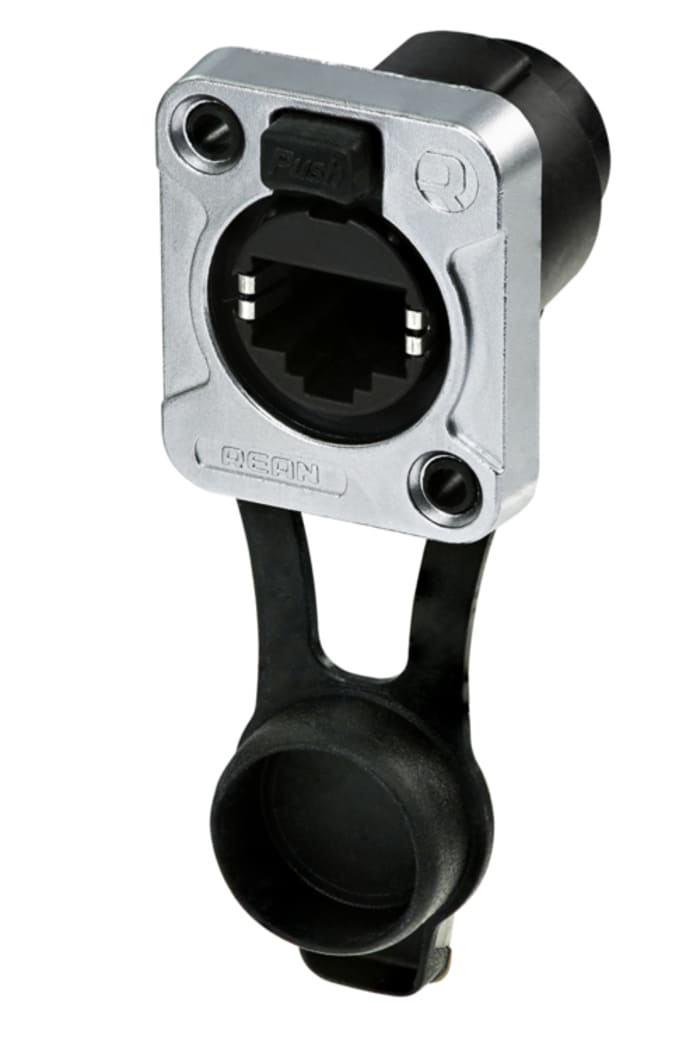 REAN Products Female Ethernet Connector, Snap-In 1 Port 1 -Way