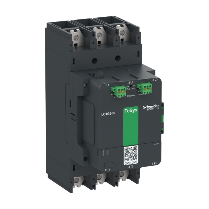 Schneider Electric TeSys F LC1G500 Contactor, 200 → 500 V ac/dc Coil, 3-Pole, 700 A, 1 NO + 1 NC