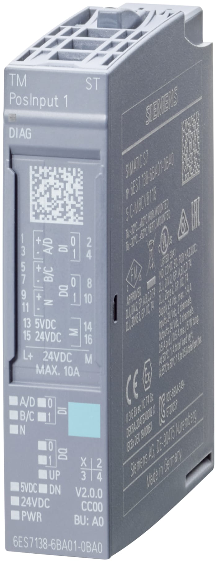 Siemens 6ES713 Series Counter for Use with SIMATIC I/O System, Digital