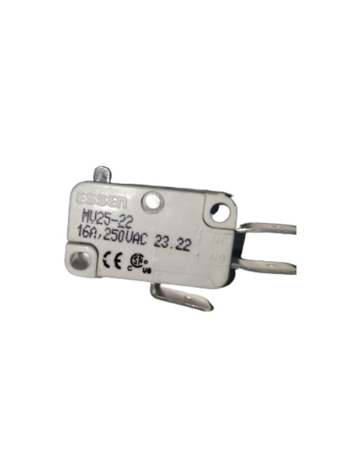 RS PRO Plunger Micro Switch, Quick Connect Terminal, 16A, 250 V ac, 220 V dc, SPDT, IP40