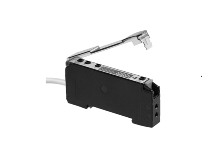 Baumer Glass Fiber Fibre Optic Sensor 260 mm, PNP Output, IP40, 10.8 → 26.4 V dc