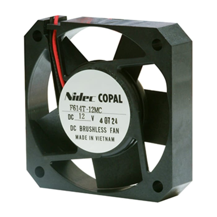 F614T-12MC Nidec Components | Nidec Components F Series Axial Fan, 12V ...