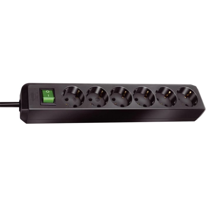 Rallonge électrique brennenstuhl 3m, 6 prise Type F - Schuko allemand