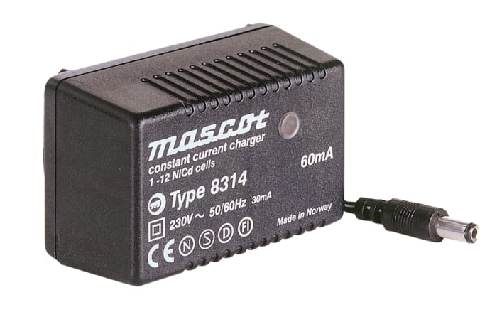 Mascot Battery Pack Charger For NiCd, NiMH Battery Pack 1 → 12 Cell with UK plug