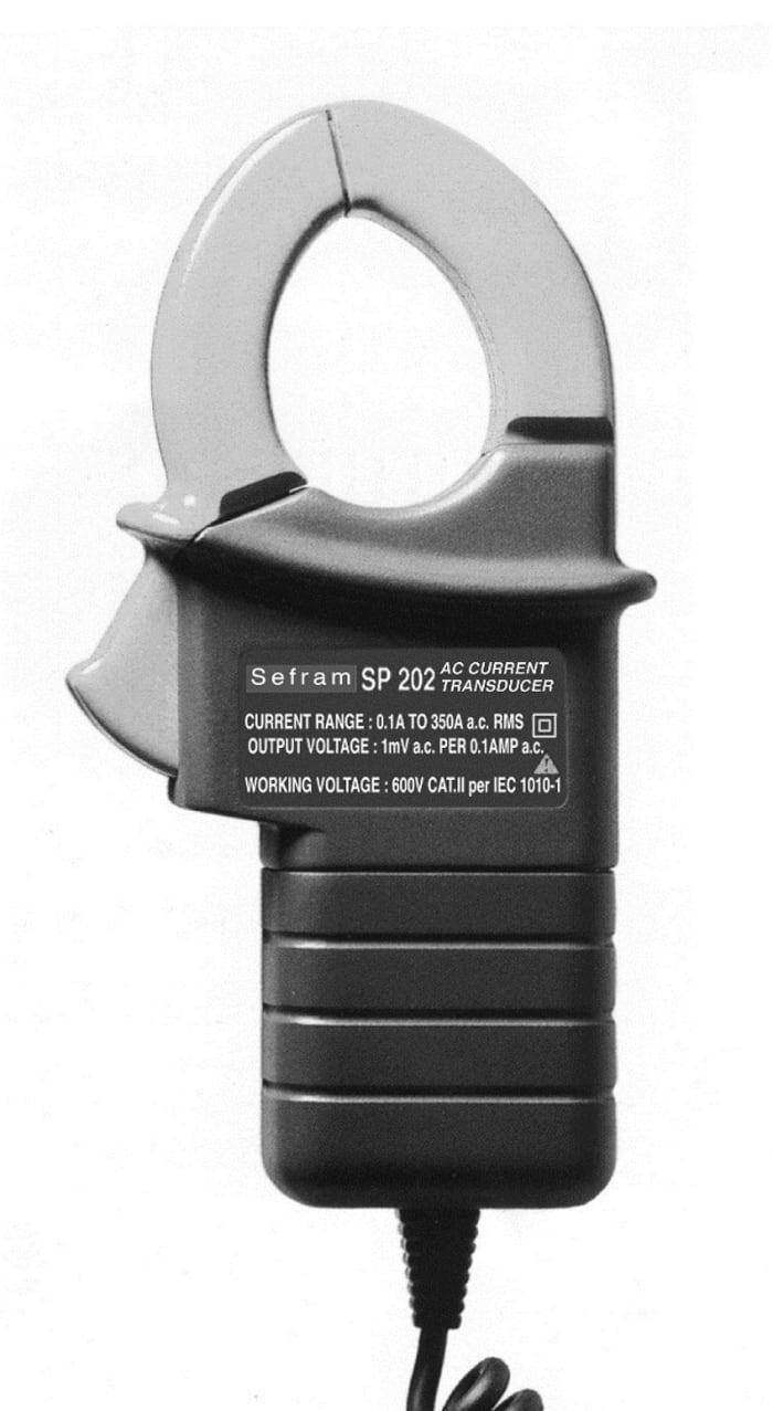 Sefram Current Clamp, AC Adapter, 350A ac AC Max
