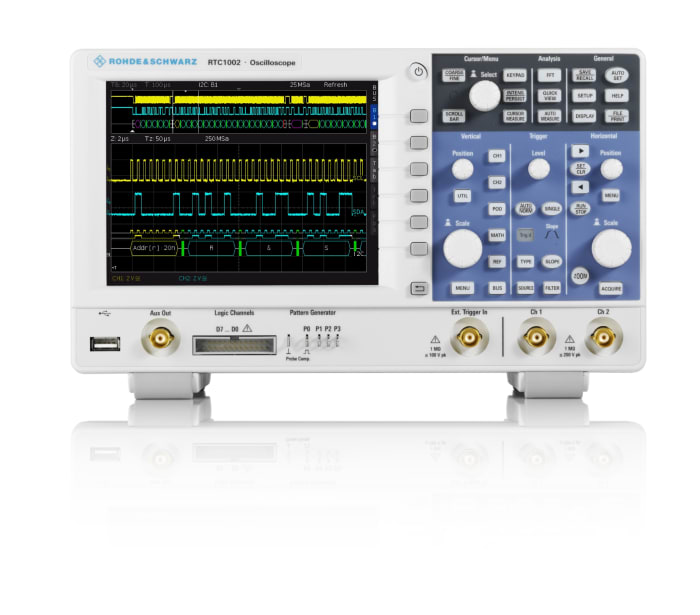 Rohde & Schwarz RTC-BNDL RTC1000 Series, 300MHz Bench Oscilloscope Bundle, 2 Analogue Channels