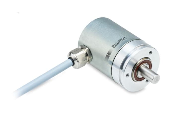 Baumer Magnetic Absolute Encoder, 16384 ppr, Line Driver Signal, Solid shaft Type