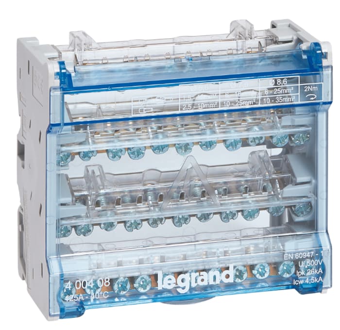 Legrand 10-Contact Female Interface Module, Screw Terminal Connector