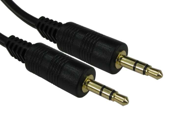 Kabel AUX délka 2m, A: Stereo jack 3,5 mm RS PRO