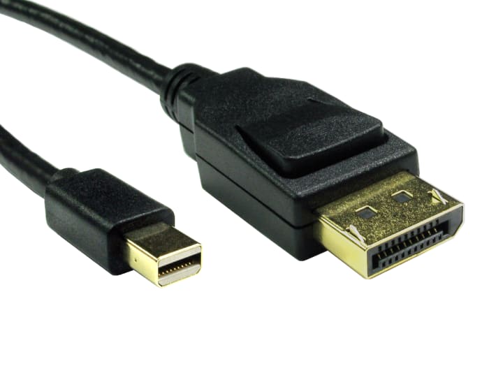 Cable DisplayPort RS PRO, con. A: Mini Display Port macho, con. B: DisplayPort macho, long. 500mm