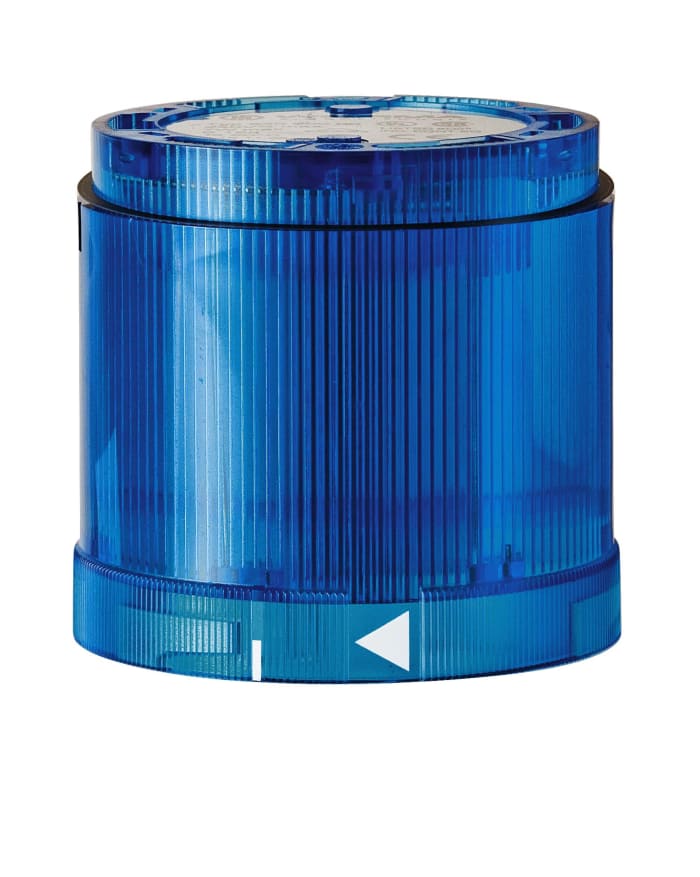 Werma KS70 Series Blue Flashing Effect Flashing Light Element, 24 V, Xenon Bulb, DC