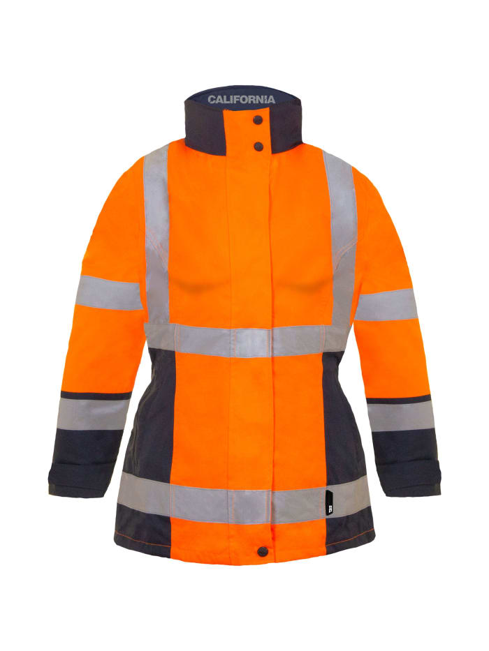 Parka orange femme sale