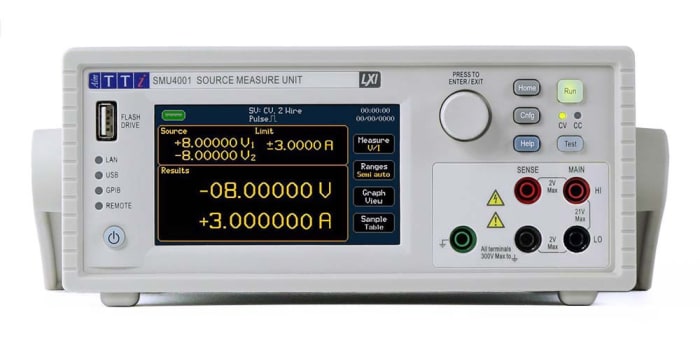SMU4001 Aim-TTi | Aim-TTi SMU4000 Series Source Meter, 20 mV to 20 V ...
