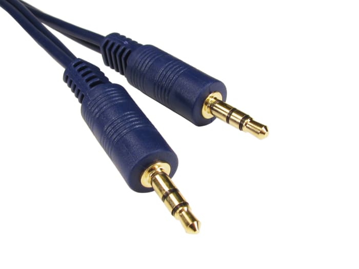 Latiguillo jack Conector jack estéreo de 3,5 mm a Conector jack estéreo de 3,5 mm, 1.2m