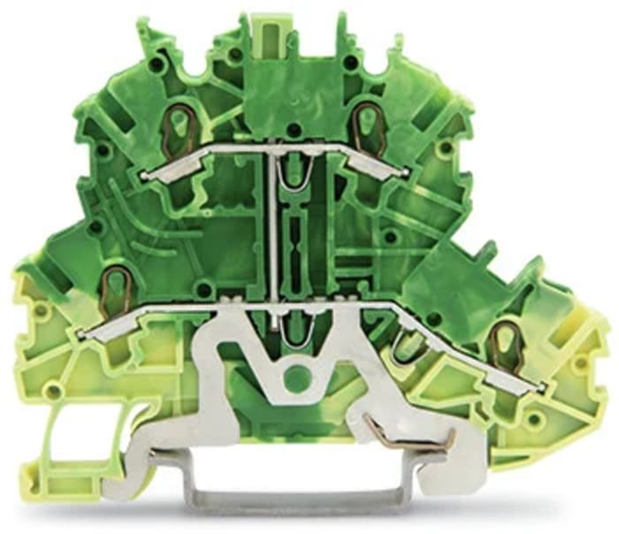 20002207 Wago Wago TOPJOB S, 2000 Series Green/Yellow Earth Terminal