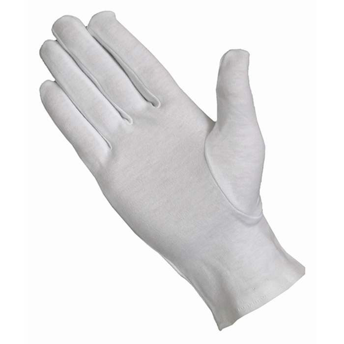 RS PRO White Cotton General Purpose Work Gloves, Size 7, Small