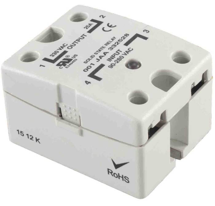 RS PRO Solid State Relay, 50 Amps Load, Panel Mount, Surface Mount, 480 V rms Load, 32 V dc Control