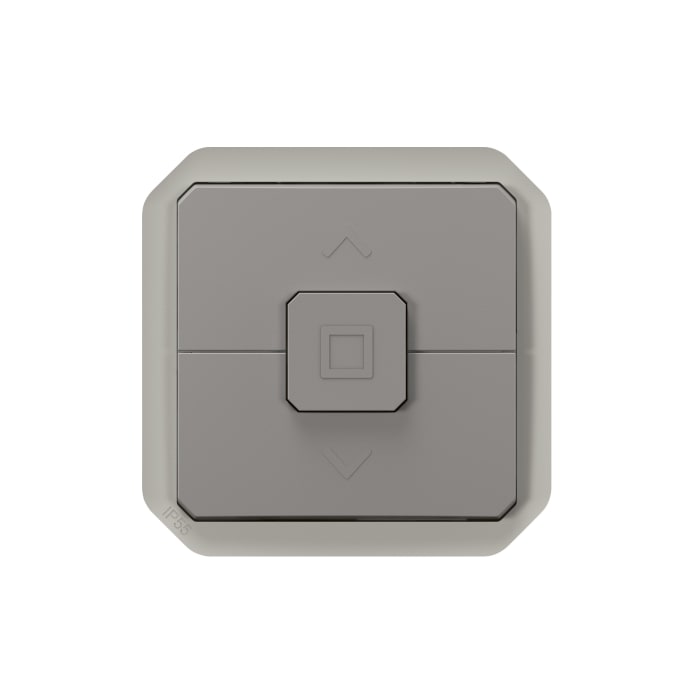 Legrand Grey Push Button Light Switch, 1 Way