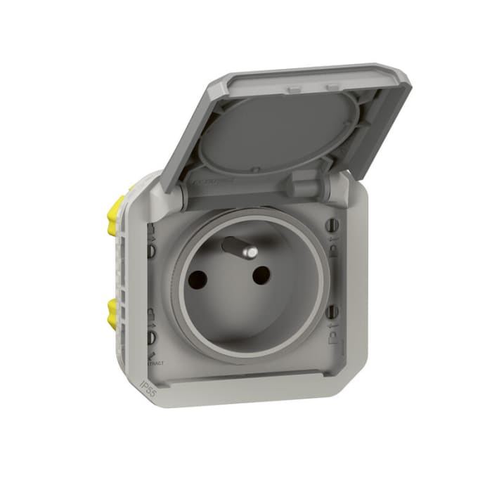 Grey store plug sockets
