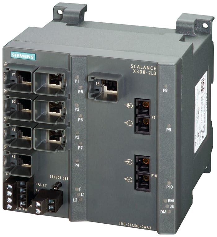 Siemens Managed 10 Port Ethernet Switch