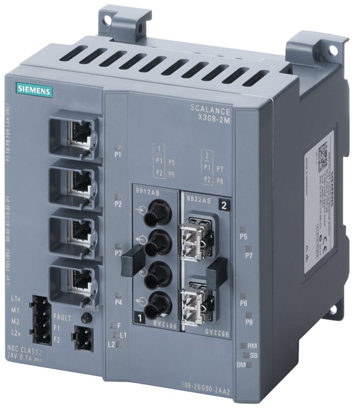 6GK53082FN102AA3 Siemens Siemens Managed 10 Port Switch