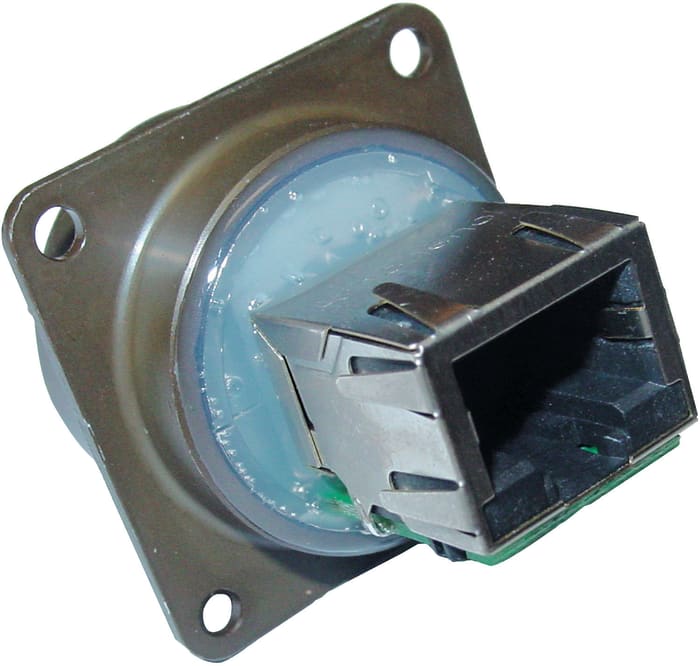 Conector Ethernet Estanco Hembra IP68 ATEX Catx Amphenol