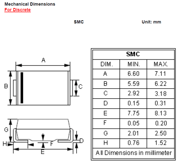 MURS4100C DiodesZetex Diodes Inc 1000V Rectifier & Schottky Diode, DO