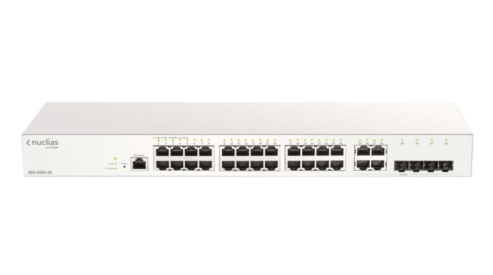 D-Link 28-Port PoE Gigabit Nuclias Cloud-Managed Switches - (DBS-2000-28P)