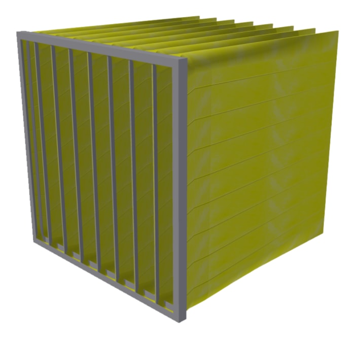 RS PRO | RS PRO Hydrophobic Bag Filter Filter, F8 Grade w: 287 mm h ...