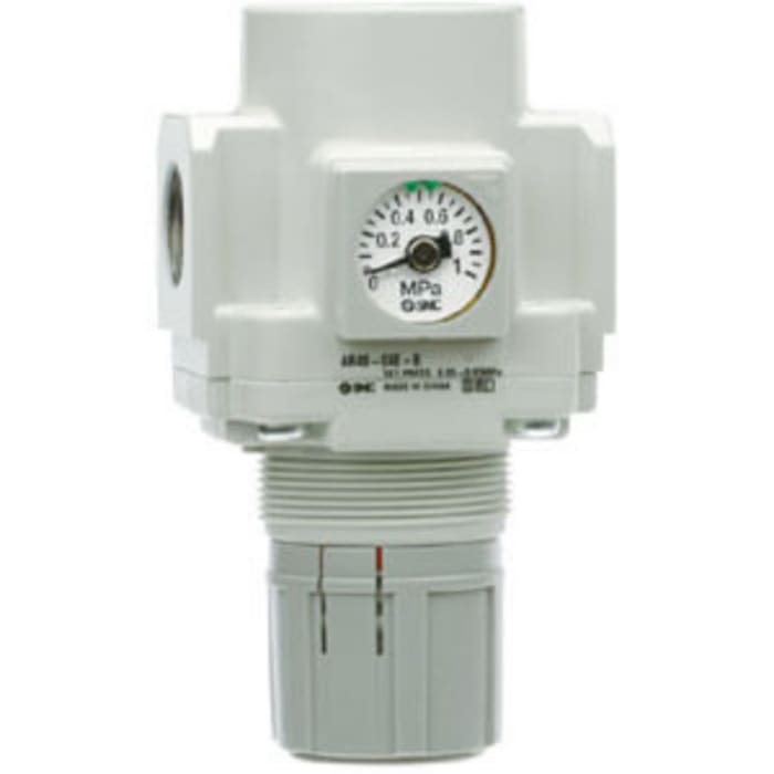 SMC AR Filter Regulator, 5μm, G 1/8, Auto, 10 bar