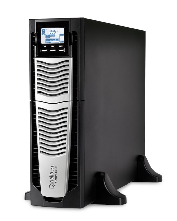 Riello 220 → 240V Input Rack Mount, Stand Alone Uninterruptible Power Supply, 5000VA (5kW), Sentinel Dual SDU