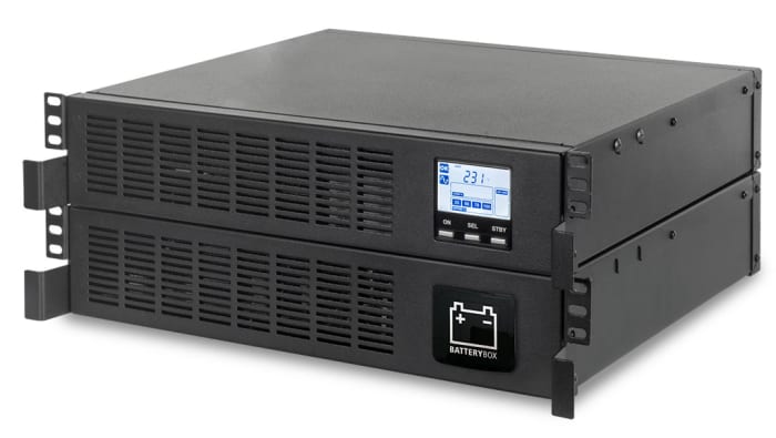 Riello 220 → 240V Input Rack Mount Uninterruptible Power Supply, 1500VA (1.35kW), Sentinel Rack