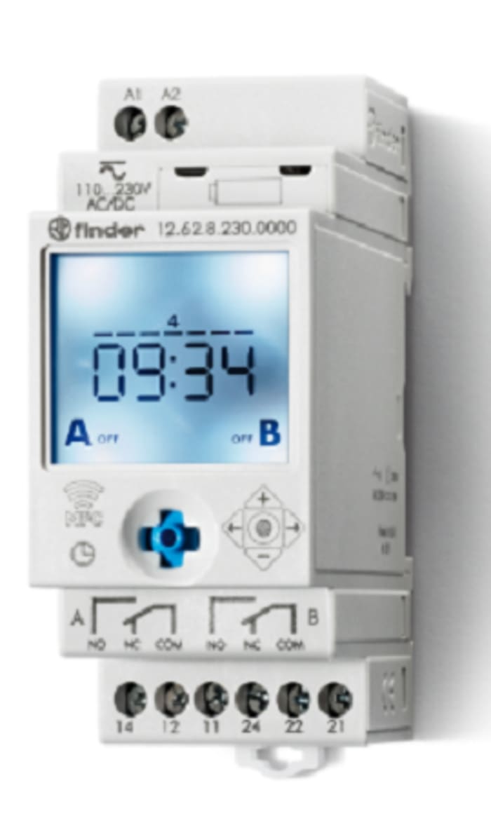 Finder Digital Time Switch 110 → 230 V ac/dc