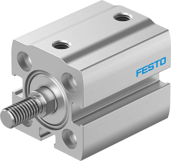 Festo Pneumatic Compact Cylinder - 8091674, 16mm Bore, 20mm Stroke, ADN-S Series, Double Acting