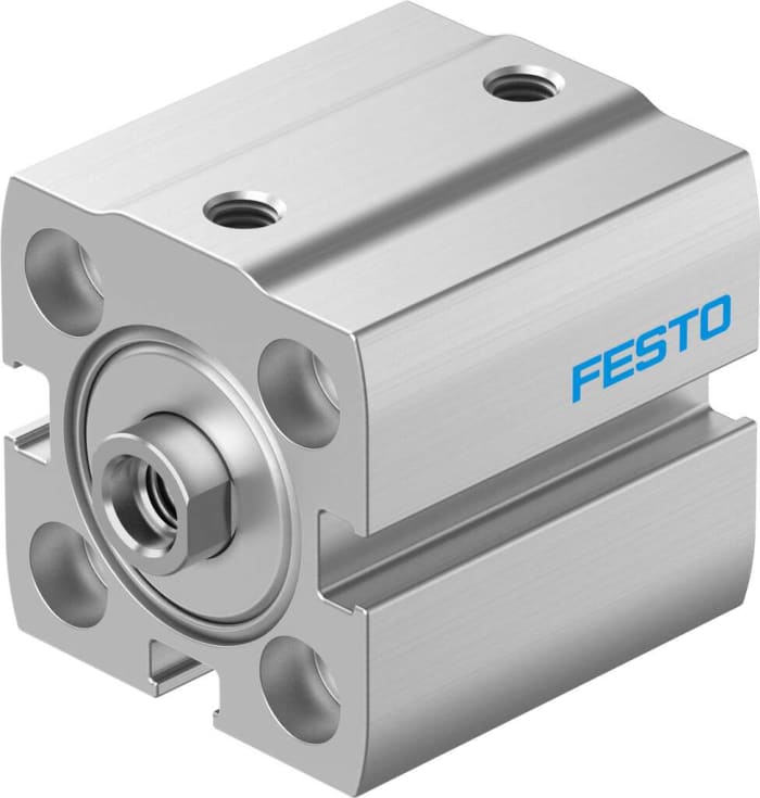 Festo Pneumatic Compact Cylinder - 8076341, 20mm Bore, 10mm Stroke, ADN-S Series, Double Acting