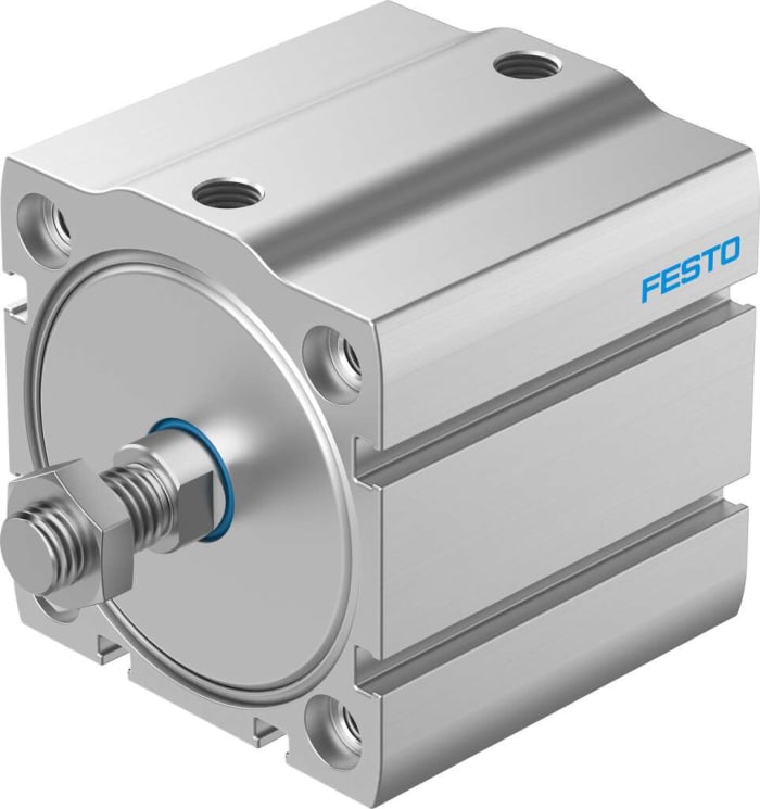 Festo Pneumatic Compact Cylinder - 8092135, 63mm Bore, 15mm Stroke, ADN-S Series, Double Acting